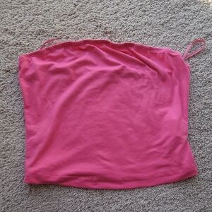 SHEIN 3 Camisole Top (Pink, White, And Black) XS